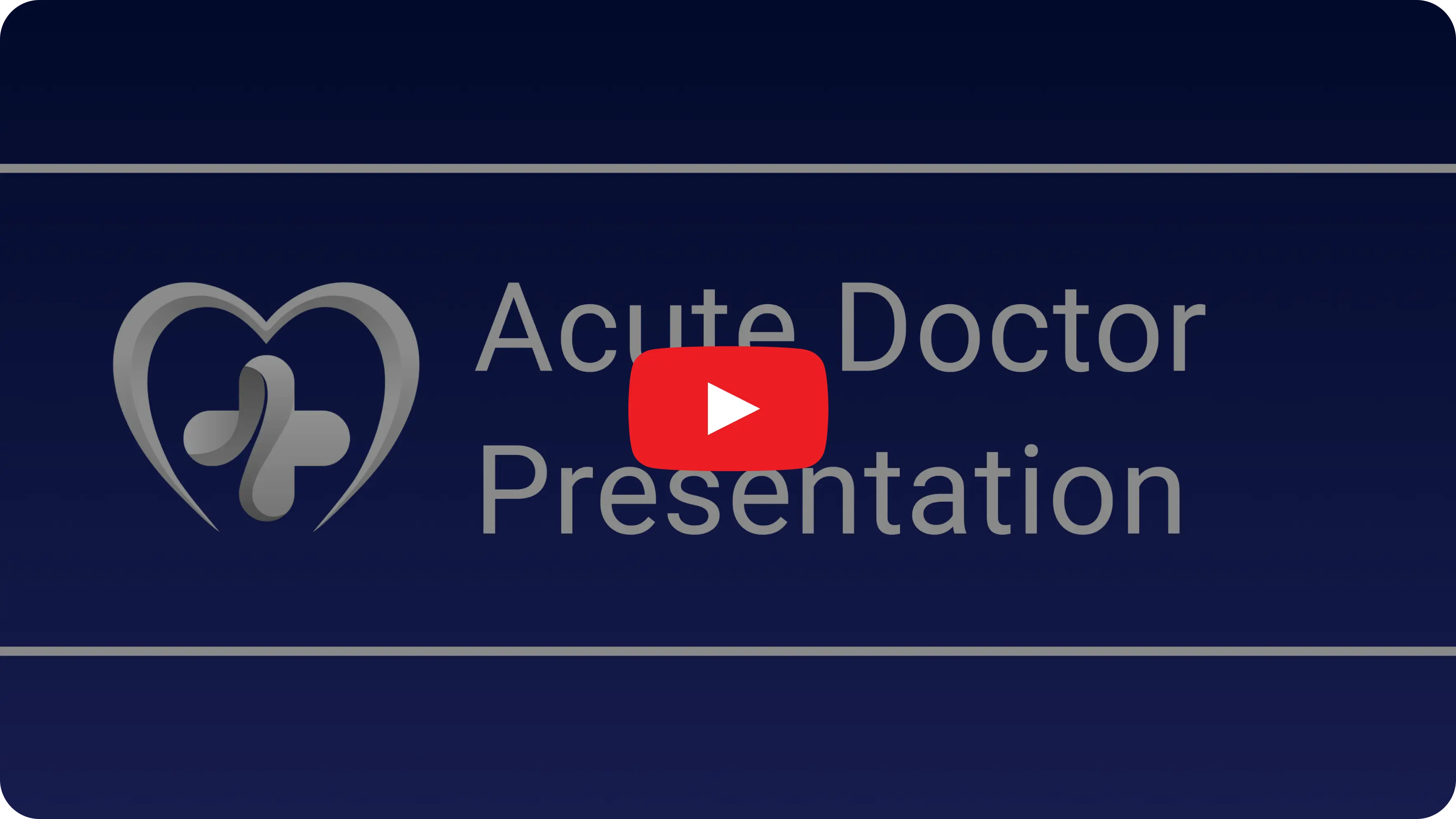 Acute doctor presentation